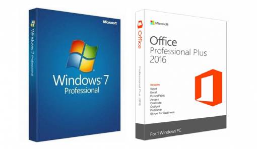 لایسنس Windows 7 Pro + Office 2016 Pro Plus مایکروسافت