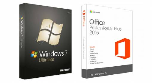 لایسنس Windows 7 Ultimate + Office 2016 Pro Plus مایکروسافت