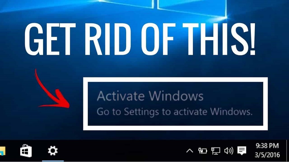 پیغام Activate Windows در ویندوز 10 را برطرف کنید!
