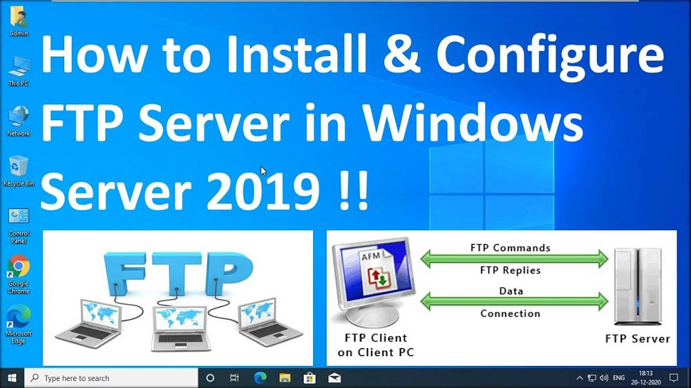 آموزش نصب FTP Server در ویندوز سرور 2019