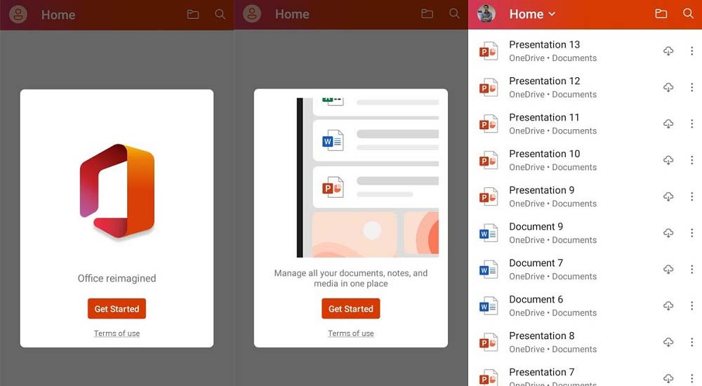 آموزش نصب app افیس اندروید